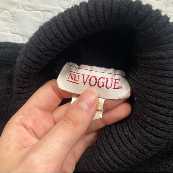 Vintage 90s Skiing Knit Turtleneck ⛷️ - Picture 4 of 5